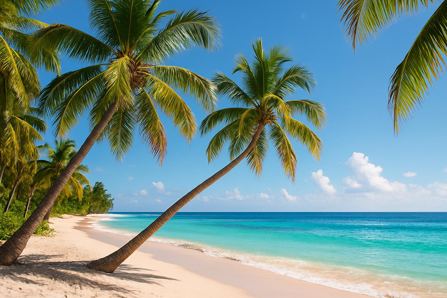 Relax in a hammock by the beach.